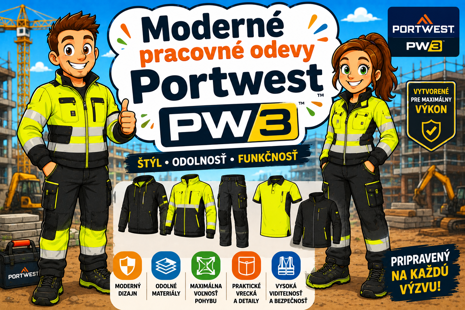 Revolučná kolekcia Portwest PW3: Keď sa športový štýl spojí s prácou