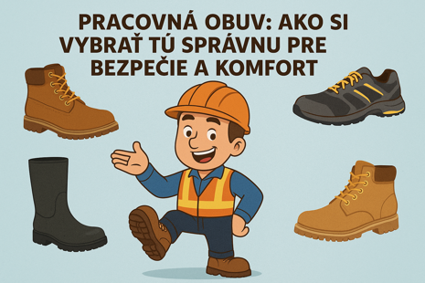 Detail pracovnej obuvi na nohách robotníka na stavbe – ukážka bezpečných a pohodlných topánok určených na ochranu pri práci.