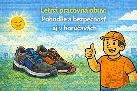 Priedušná letná pracovná obuv so sandálmi a nízkymi topánkami pre pohodlnú a bezpečnú prácu v lete